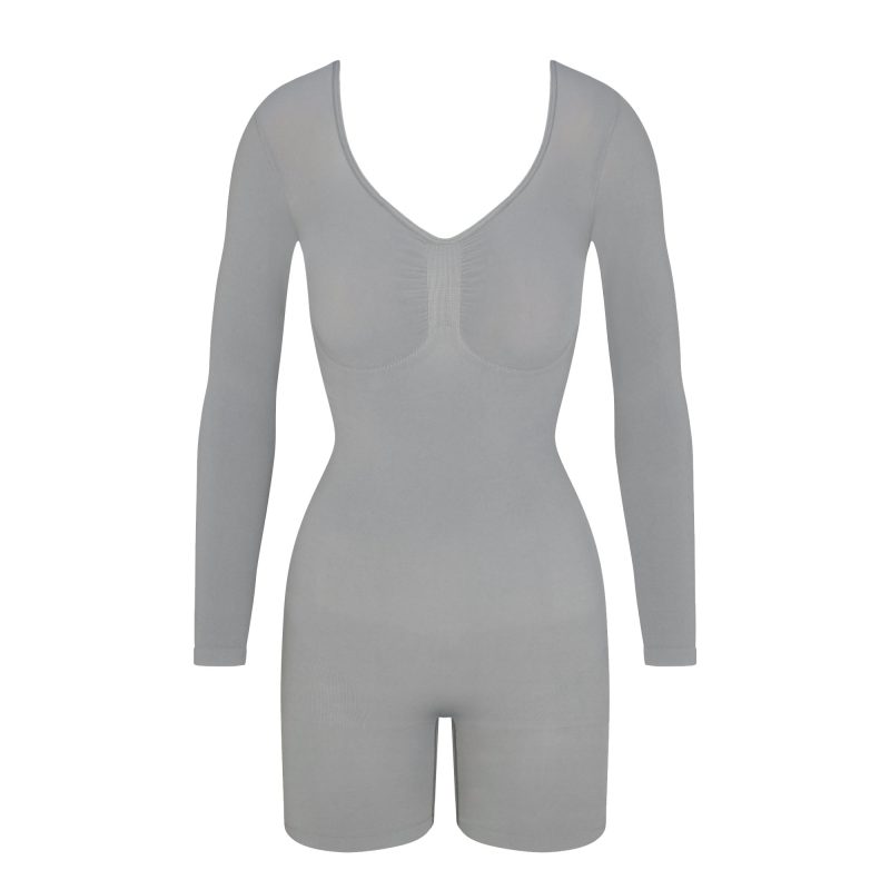 LONG SLEEVE LOW BACK MID THIGH BODYSUIT