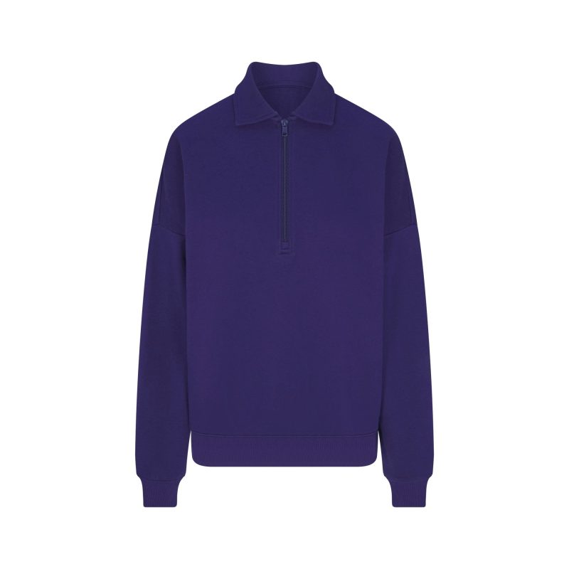 OVERSIZED QUARTER ZIP PULLOVER